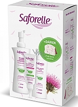 Fragrances, Perfumes, Cosmetics Set - Saforelle (b/cr/40ml + b/mousse/250ml + gel/100ml + bag)