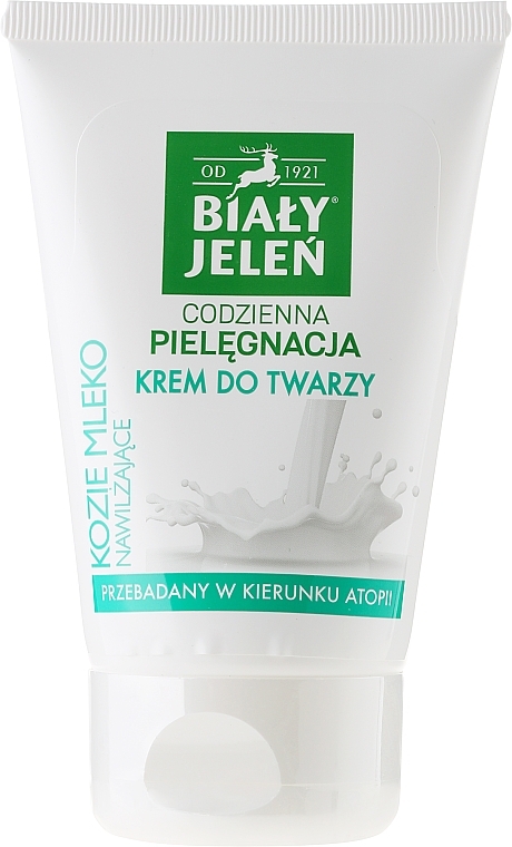 Hypoallergenic Face Cream with Goat Milk - Bialy Jelen Hypoallergenic Face Cream — photo N2