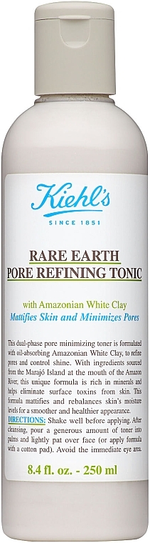 Amazonian White Clay Pore Tightening Tonic - Kiehl's Rare Earth Pore Refining Tonic — photo N1