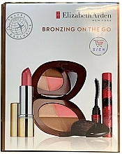 Fragrances, Perfumes, Cosmetics Set - Elizabeth Arden Elizabeth Arden Bronzing On The Go (powder/15g + lipstick/4g + mascara/9ml)