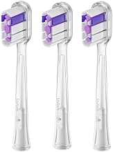 Fragrances, Perfumes, Cosmetics Electric Toothbrush Heads, 3 pcs. - Laifen Head Glossy White Medium