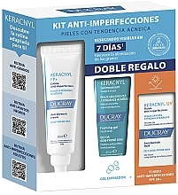 Fragrances, Perfumes, Cosmetics Set - Ducray Keracnyl Anti-Imperfections Set (f/cr/30ml + f/gel/40ml + f/fluid/5ml)