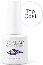 Fragrances, Perfumes, Cosmetics Gel Polish Top Coat - Realac Top Coat