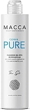 Microparticle Face Cleansing Gel - Macca Clean & Pure Cleansing Gel With Microparticles — photo N1