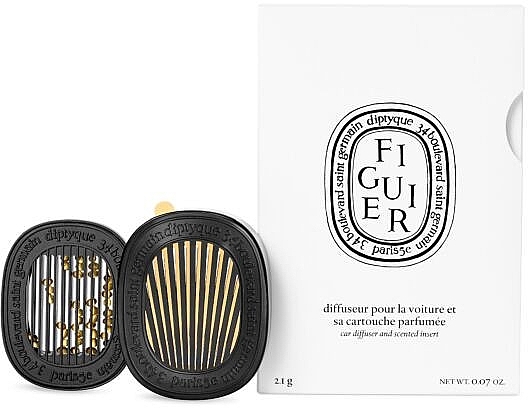 Car Air Freshener - Diptyque Car Diffuser With Figuier Insert — photo N1