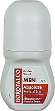 Fragrances, Perfumes, Cosmetics Roll-On Antiperspirant Deodorant - Borotalco Men Absolute Deo Roll-on Extra Dry Amber