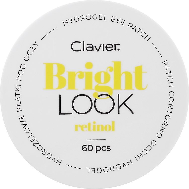 Hydrogel Eye Patches with Retinol - Clavier Bright Look Retinol Hydrogel Eye Patch — photo N1