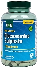 Food Supplement 'Glucosamine + Chondroitin', 1100mg - Holland & Barrett High Strength Glucosamine Sulphate & Chondroitin — photo N1