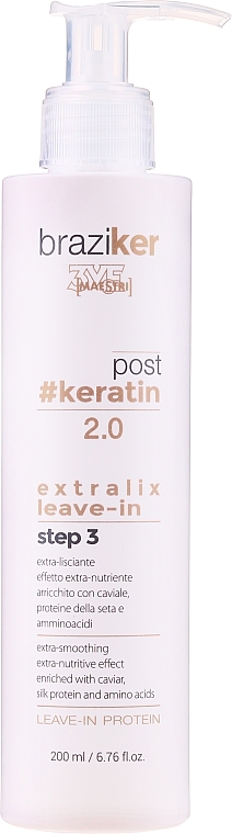 Leave-In Styling Fluid After Keratin Straightening - Braziker Leave-In Styling Fluid After Keratin Hair Straightening — photo N1