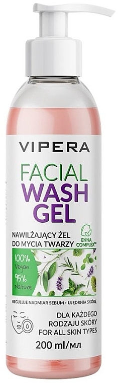 Moisturizing Face Cleansing Gel - Vipera Facial Wash Gel — photo N1