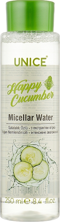 Micellar Water with Cucumber Extract - Unice Micellar Water — photo N1