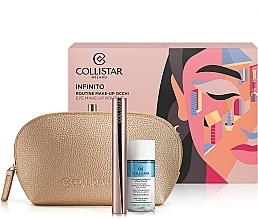 Fragrances, Perfumes, Cosmetics Set - Collistar Infinito Mascara Gift Set (mascara/11ml+remover/35ml+bag/1pcs)