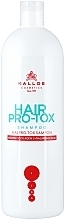 Keratin, Collagen & Hyaluronic Acid Hair Shampoo - Kallos Cosmetics Hair Pro-tox Shampoo — photo N1