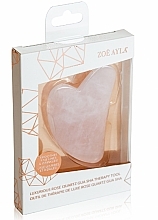 QuartzGua Sha - Zoe Ayla Rose Quartz Gua Sha	 — photo N2