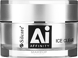 Fragrances, Perfumes, Cosmetics Nail Extension Gel, 15 g - Silcare Affinity Ice Gel