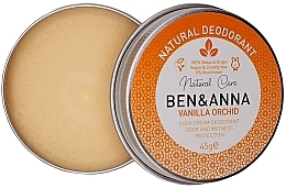 Fragrances, Perfumes, Cosmetics Natural Creamy Deodorant - Ben & Anna Vanilla Orchid Soda Cream Deodorant