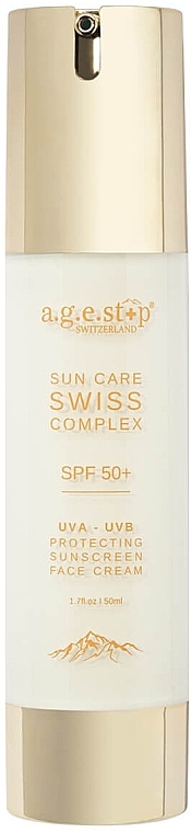 Face Sunscreen - A.G.E. Swiss Royal Perfect Day Cream SPF50+ — photo N1