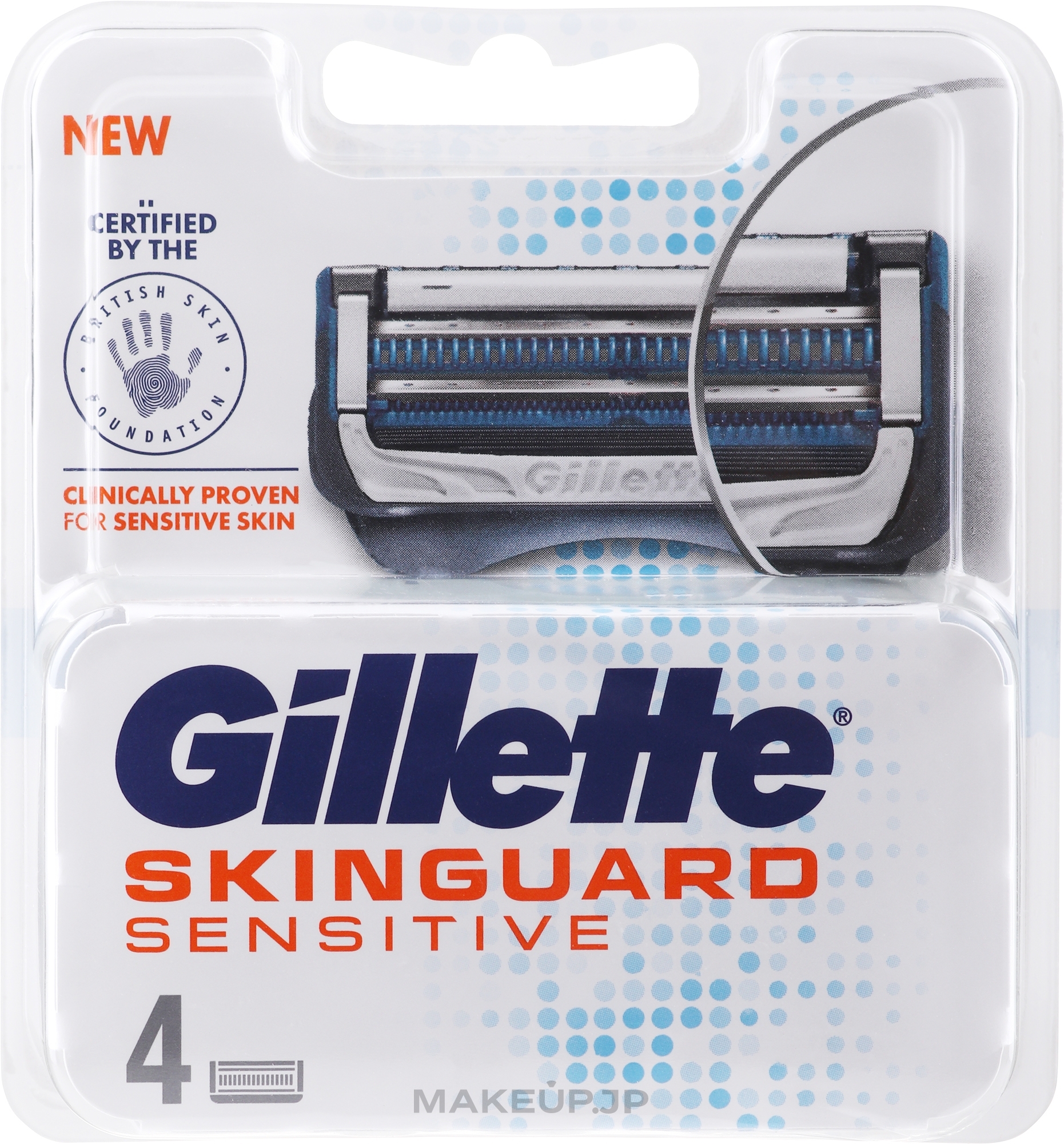 Shaving Razor Refills, 4 pcs. - Gillette SkinGuard Sensitive — photo 4 szt.