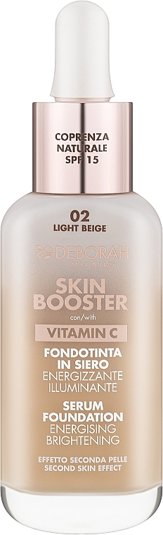 Serum Foundation - Deborah Skin Booster Serum Foundation Vitamin C SPF15 — photo N1