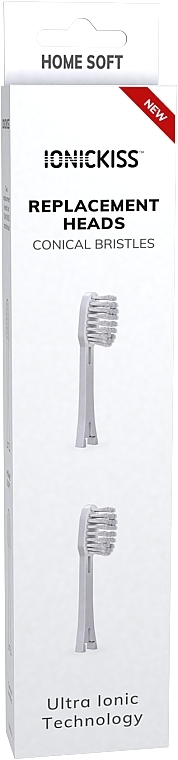 Ionic Toothbrush Head, white - Ionickiss Ionpa Home — photo N2