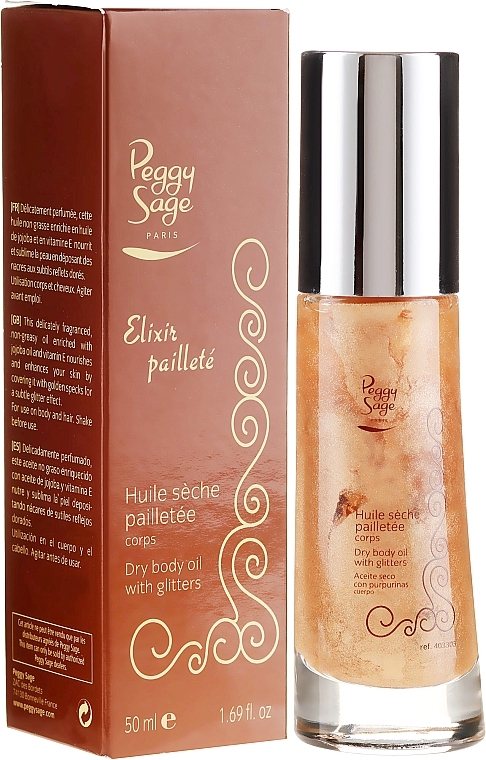 Body Oil with Glitter - Peggy Sage Body Oil With Glitter — photo N2