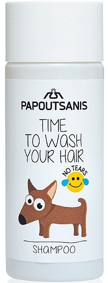 Baby Hair Shampoo - Papoutsanis Kids Time To Wash Your Hair Shampoo — photo N1