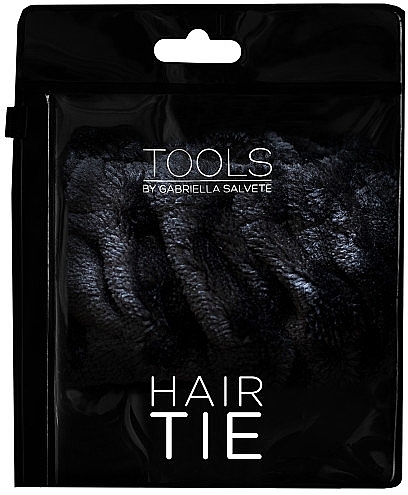 Hair Scrunchie Velor, black - Gabriella Salvete Hair Tie — photo N1