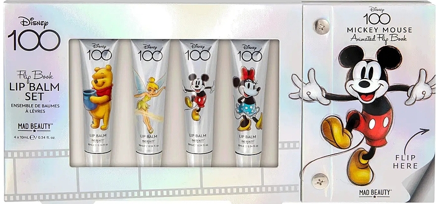 Lip Balm Set - Mad Beauty Disney 100 Mickey Mouse Lip Balm Set — photo N1