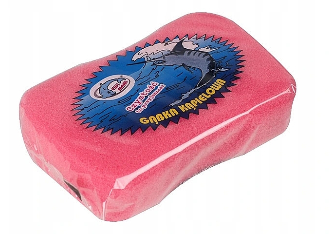 Rectangular Bath Sponge, pink - Ewimark — photo N2