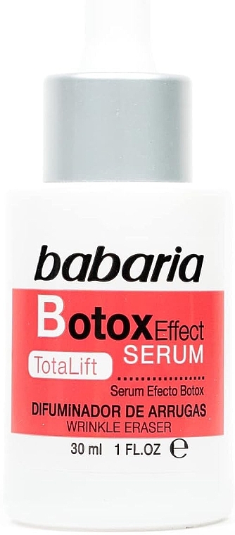 Face Lifting Serum - Babaria Botox Effect Total Lift Serum — photo N1