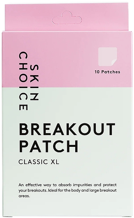 Hydrocolloid Acne Patches, large - SkinChoice Breakout Patch Classic XL — photo N1