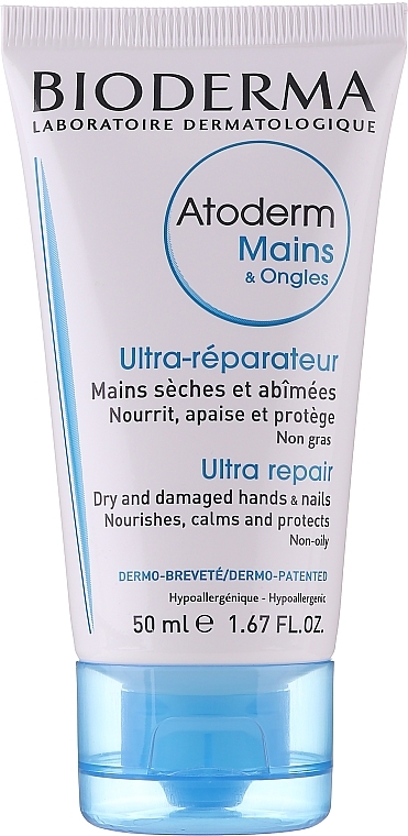 Regenerating Hand Cream - Bioderma Atoderm Mains Repairing Hand Cream — photo N3