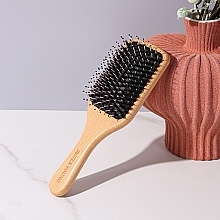 Wooden Hair Brush with Combined Bristles - Sister Young Vera Wood Brush Bv — photo N4