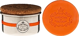 Natural Soap - Essencias de Portugal Aluminium Jewel-Keeper With Cork Lid Orange — photo N3