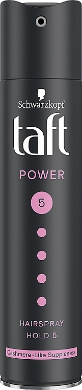 Mega Hold Hair Spray "Cashmere Touch" - Schwarzkopf Taft Cashmere Touch Power Hairspray — photo N1