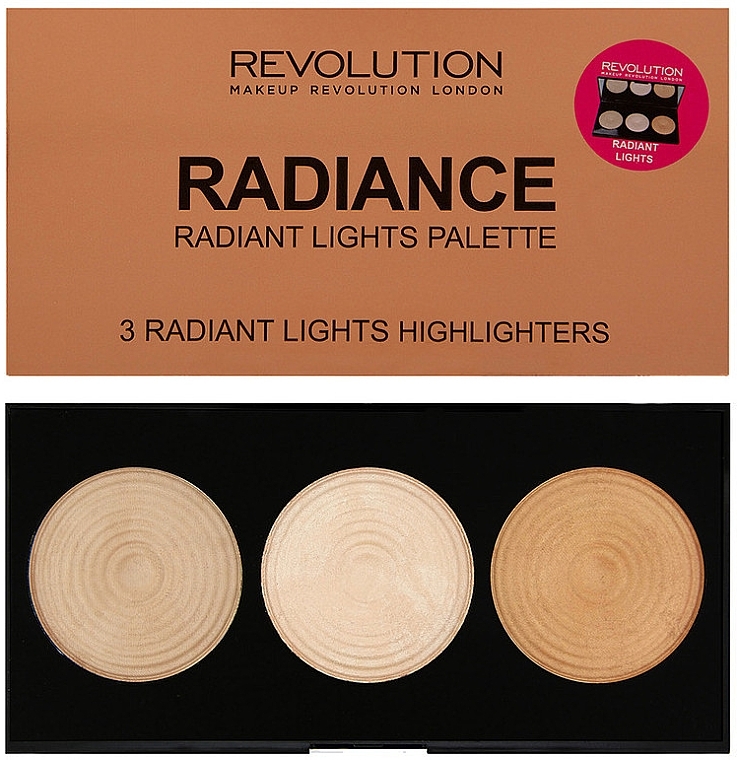 Highlighter Palette - Makeup Revolution Highlighter Palette  — photo N1