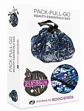 Fragrances, Perfumes, Cosmetics Drawstring Bag, blue - Rio-Beauty Pack Pull Go Beauty Essentials Bag