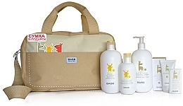 Fragrances, Perfumes, Cosmetics Kids Set - Babe Laboratorios (sh/gel/500ml + b/milk/500ml + shm/200ml + cr/50ml + b/cr/3ml + bag)