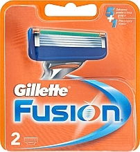 Fragrances, Perfumes, Cosmetics Shaving Razor Refills, 2 pcs. - Gillette Fusion