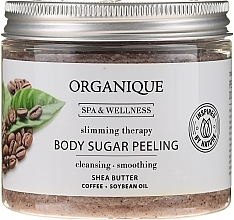 Fragrances, Perfumes, Cosmetics Anti-Cellulite Body Sugar Peeling - Organique Spa Therapie Coffee Sugar Peeling