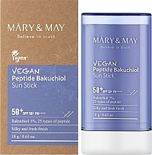 Sunscreen Stick with Bakuchiol and Peptides - Mary&May Vegan Peptide Bakuchiol Sun Stick SPF50+ PA++++ — photo N1