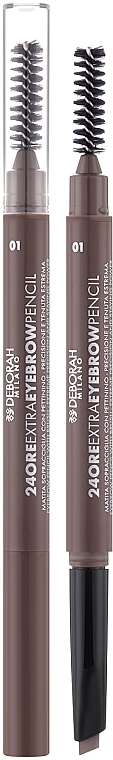 Cosmetic Brow Pencil - Deborah 24Ore Extra Eyebrow Pencil — photo N1