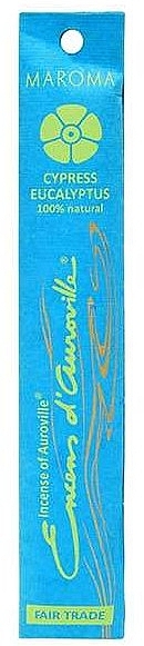 Cypress & Eucalyptus Incense Sticks - Maroma Encens d'Auroville Stick Incense Cypress Eucalyptus — photo N1