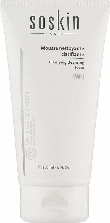 Brightening Face Cleansing Mousse - Soskin Clarifying Cleansing Foam — photo N1