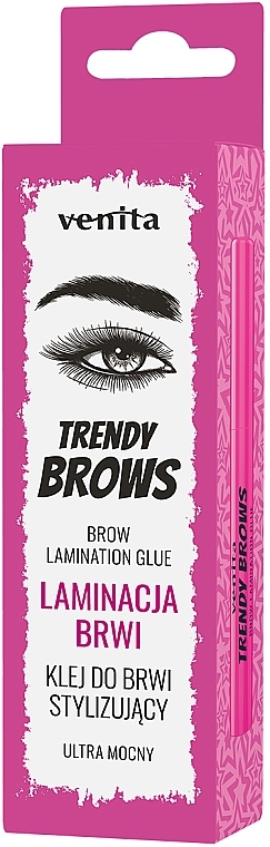 Brow Lamination Glue - Venita Trendy Brows Brow Lamination Glue — photo N3