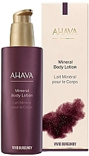 Fragrances, Perfumes, Cosmetics Mineral Body Lotion - Ahava Vivid Burgundy Mineral Body Lotion (sample)