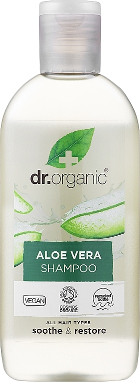 Shampoo "Aloe" - Dr. Organic Bioactive Haircare Aloe Vera Shampoo — photo N1