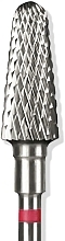 Fragrances, Perfumes, Cosmetics Carbide Nail Drill Bit, truncated cone, 6 mm/14 mm, red - Staleks Pro Expert Frustum Red