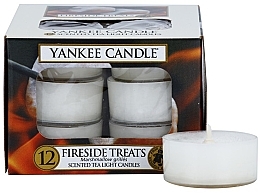 Fragrances, Perfumes, Cosmetics Tea Light Candles - Yankee Candle Scented Tea Light Candles Fireside Treats