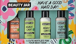 Set - Beauty Jar Have A Good Hair Day (h/shm/80ml + h/balm/80ml + h/spray/80ml + h/mask/80ml) — photo N1